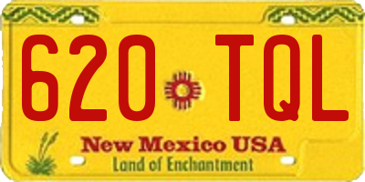 NM license plate 620TQL