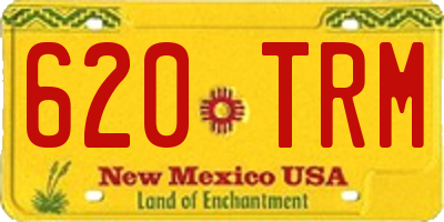 NM license plate 620TRM