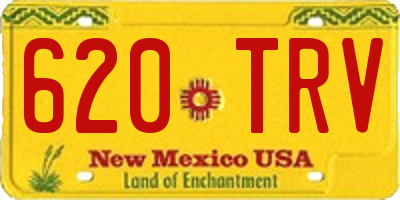 NM license plate 620TRV