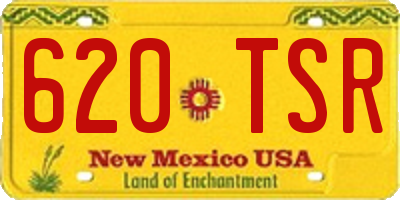 NM license plate 620TSR