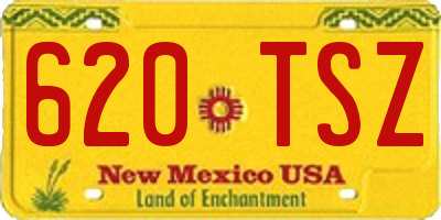 NM license plate 620TSZ