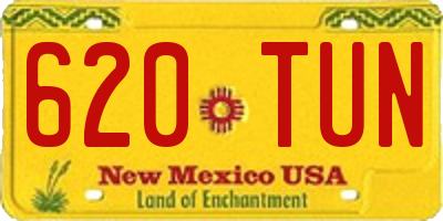 NM license plate 620TUN
