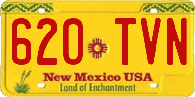 NM license plate 620TVN