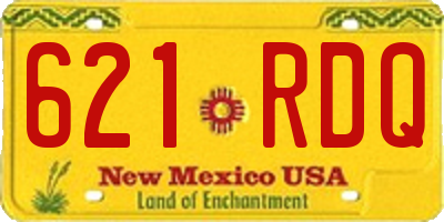NM license plate 621RDQ