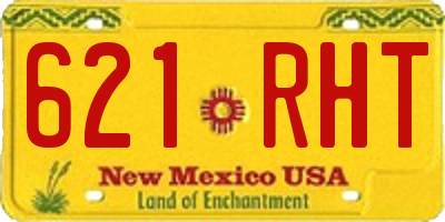 NM license plate 621RHT