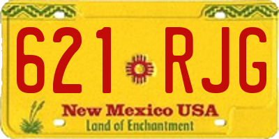NM license plate 621RJG