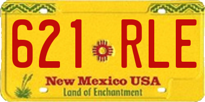 NM license plate 621RLE