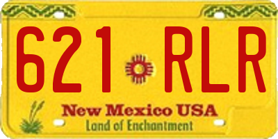 NM license plate 621RLR