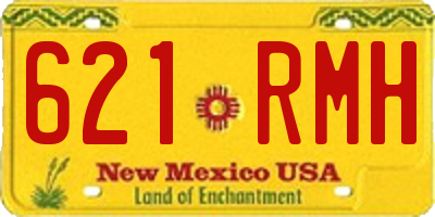 NM license plate 621RMH