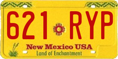 NM license plate 621RYP