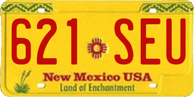 NM license plate 621SEU