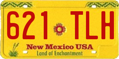 NM license plate 621TLH