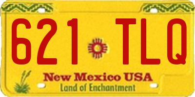 NM license plate 621TLQ