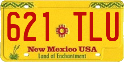 NM license plate 621TLU