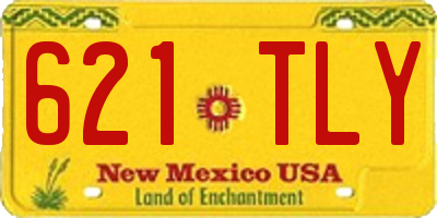 NM license plate 621TLY
