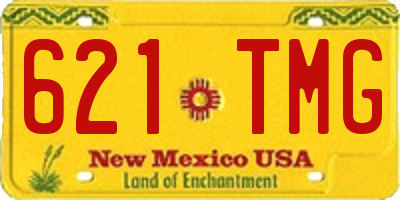 NM license plate 621TMG