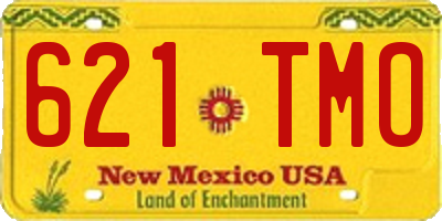 NM license plate 621TMO