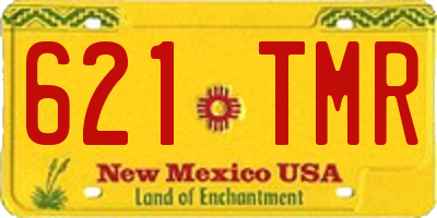 NM license plate 621TMR