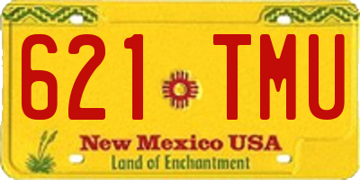 NM license plate 621TMU