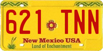 NM license plate 621TNN