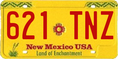 NM license plate 621TNZ