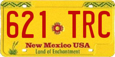 NM license plate 621TRC