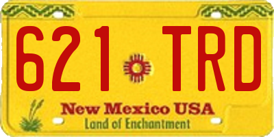 NM license plate 621TRD