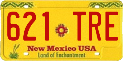 NM license plate 621TRE