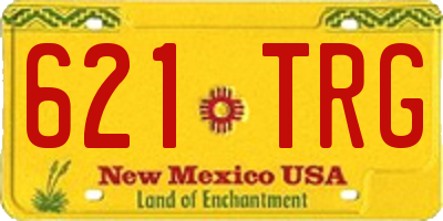 NM license plate 621TRG