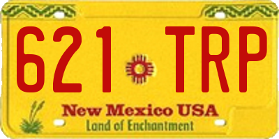 NM license plate 621TRP