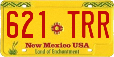 NM license plate 621TRR