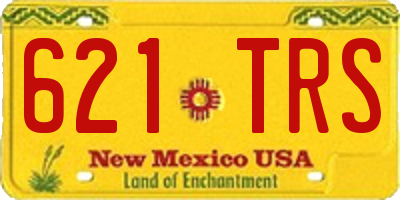NM license plate 621TRS