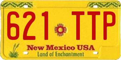 NM license plate 621TTP