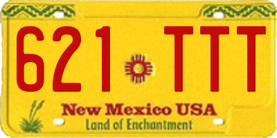 NM license plate 621TTT