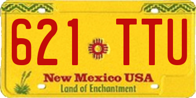 NM license plate 621TTU