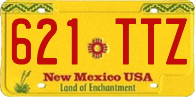 NM license plate 621TTZ