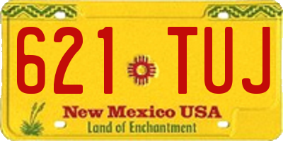 NM license plate 621TUJ