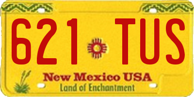NM license plate 621TUS