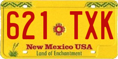 NM license plate 621TXK