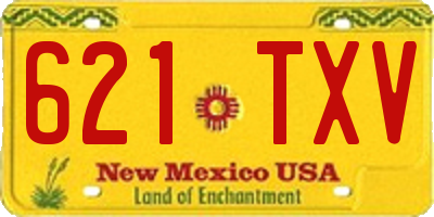 NM license plate 621TXV