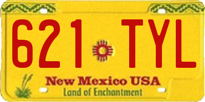 NM license plate 621TYL