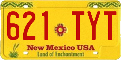 NM license plate 621TYT