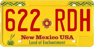 NM license plate 622RDH