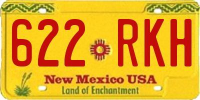 NM license plate 622RKH