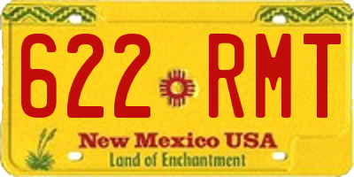 NM license plate 622RMT