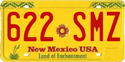 NM license plate 622SMZ