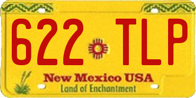 NM license plate 622TLP