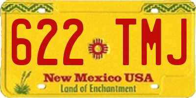 NM license plate 622TMJ