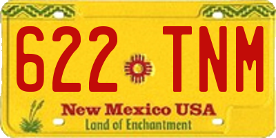 NM license plate 622TNM