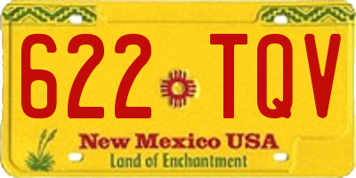 NM license plate 622TQV